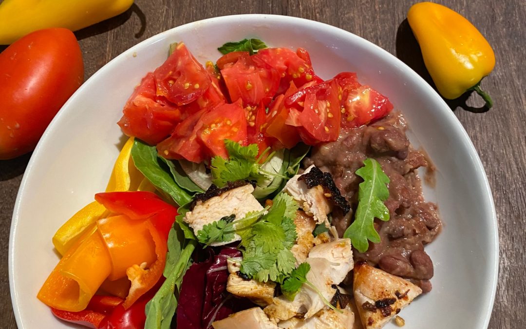Chipotle Chicken Quinoa Burrito Bowl