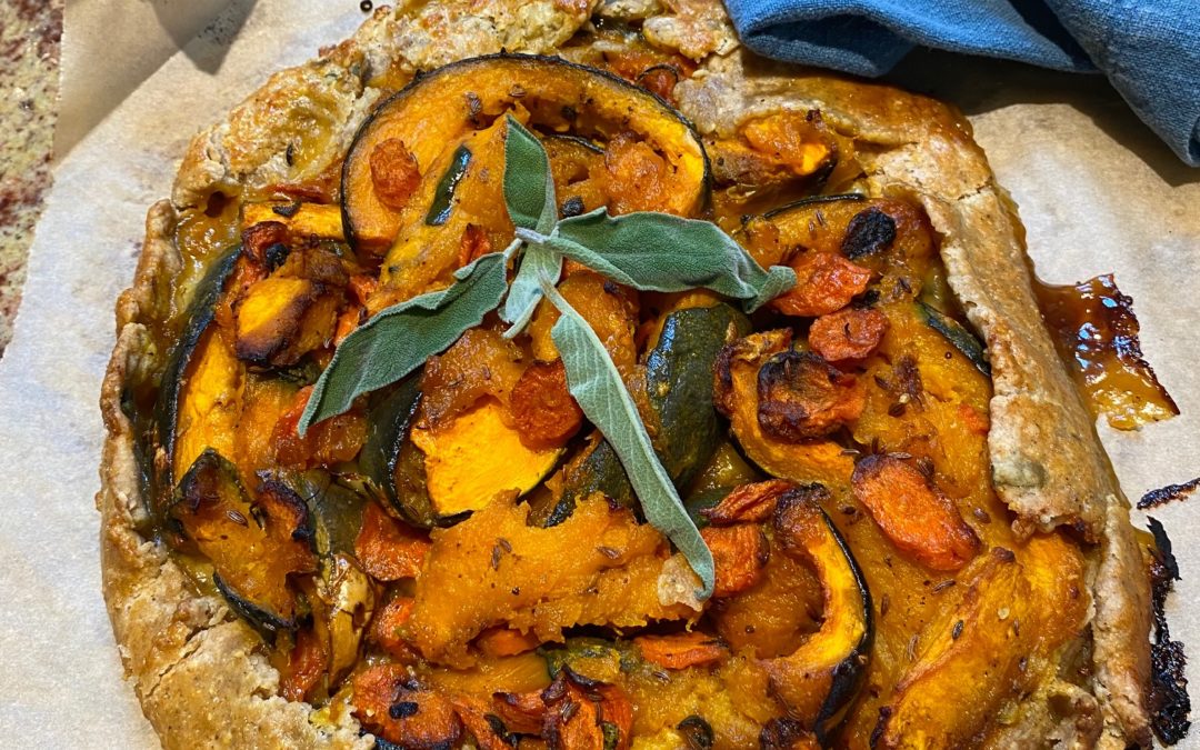 Butternut, Orange and Sage Galette