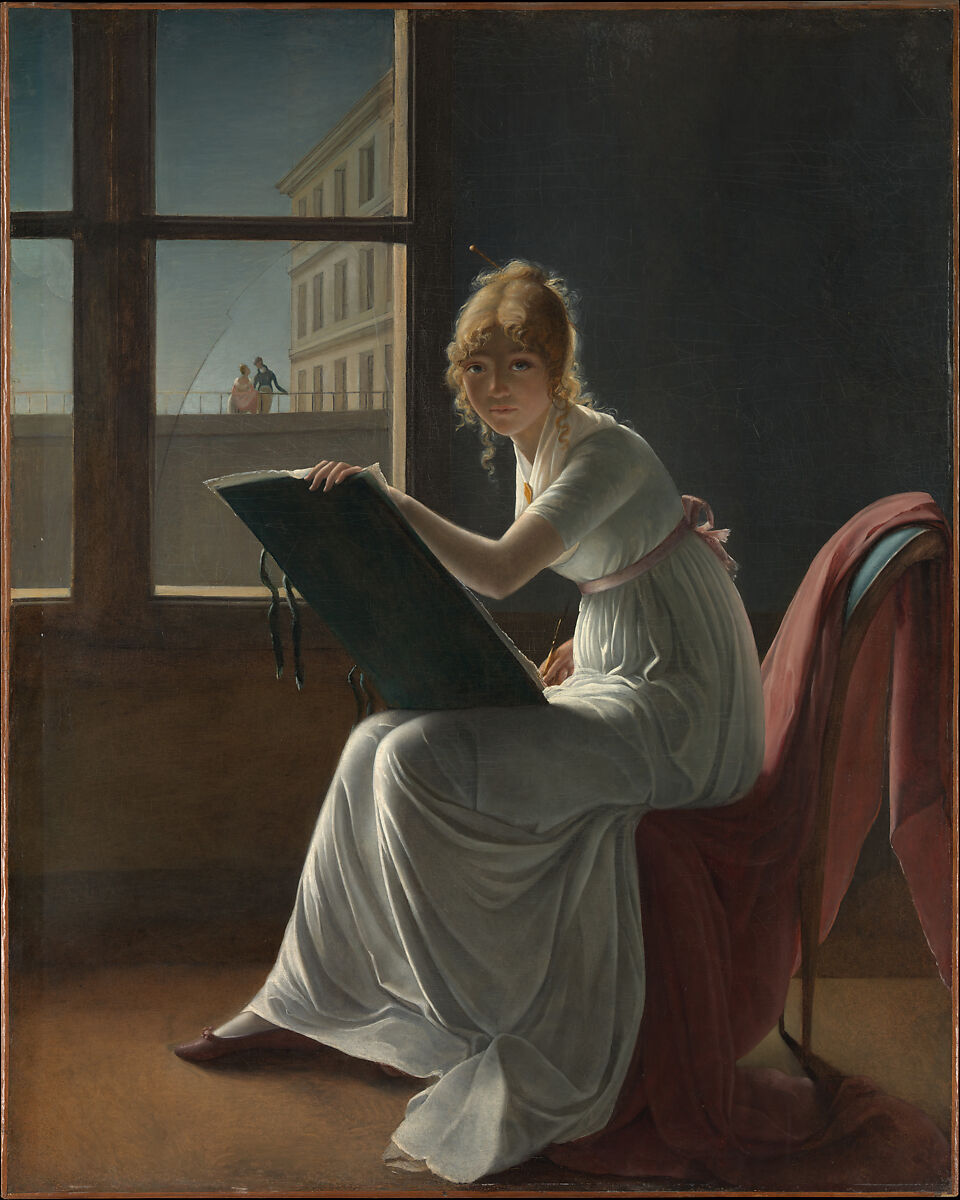 woman-drawing
